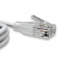 Preview: wantecWire eGlow, extra slim UTP Patch Cord CAT6a with Translucent Boot, OD=2,8mm, white, Length: 8,00 m