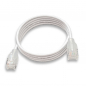 Preview: wantecWire eGlow, extra slim UTP Patch Cord CAT6a with Translucent Boot, OD=2,8mm, white, Length: 8,00 m