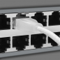 Preview: wantecWire eGlow, extra slim UTP Patch Cord CAT6a with Translucent Boot, OD=2,8mm, white, Length: 10,00 m